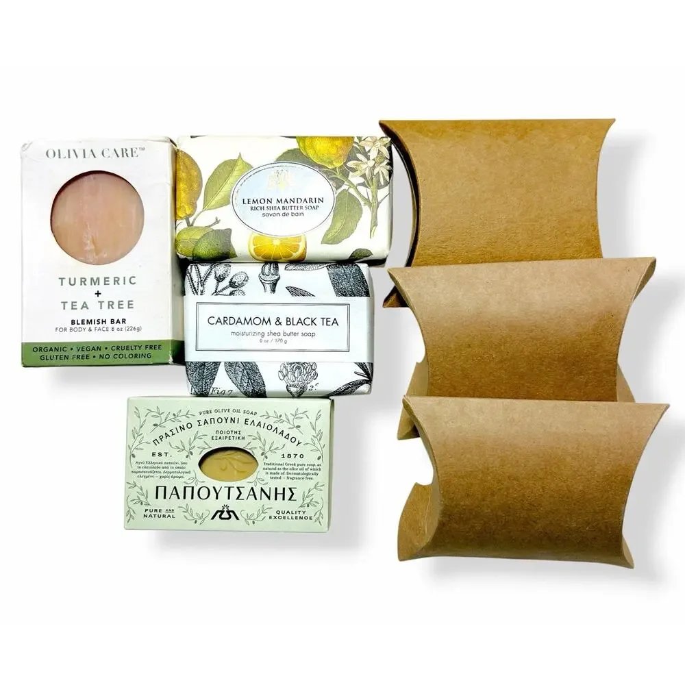 Bar Soap Asstd 7 Pc Lot Zum, Formulary 55, Greek Olive Oil Tea Tree Lemon